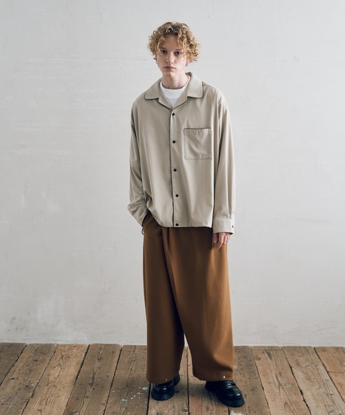 DOOPZ(ドープス)の「ワイドタックタイパンツ(その他パンツ・メンズ・グレー/ブラック/ブラウン・SMALL/MEDIUM/LARGE)」の16枚目の写真