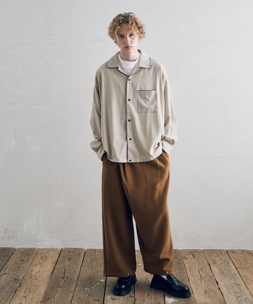 DOOPZ(ドープス)の「ワイドタックタイパンツ(その他パンツ・メンズ・グレー/ブラック/ブラウン・SMALL/MEDIUM/LARGE)」の14枚目の写真