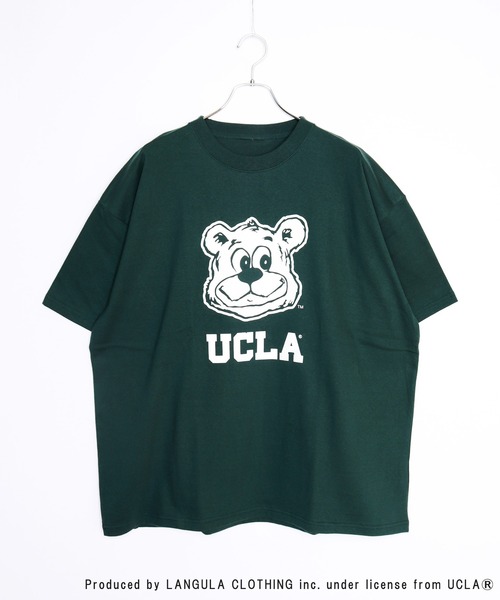 UCLA(ユーシーエルエー)の「UCLA ヘビーウエイト ビッグシルエットTシャツ(Tシャツ/カットソー・メンズ・ホワイト/ブラック/ブルー/スミクロ/ダークグリーン・M/L/XL)」の4枚目の写真