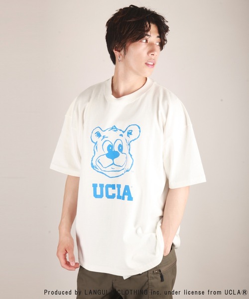 UCLA(ユーシーエルエー)の「UCLA ヘビーウエイト ビッグシルエットTシャツ(Tシャツ/カットソー・メンズ・ホワイト/ブラック/ブルー/スミクロ/ダークグリーン・M/L/XL)」の18枚目の写真