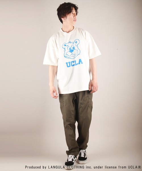 UCLA(ユーシーエルエー)の「UCLA ヘビーウエイト ビッグシルエットTシャツ(Tシャツ/カットソー・メンズ・ホワイト/ブラック/ブルー/スミクロ/ダークグリーン・M/L/XL)」の20枚目の写真