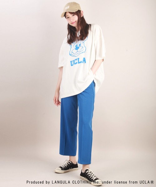 UCLA(ユーシーエルエー)の「UCLA ヘビーウエイト ビッグシルエットTシャツ(Tシャツ/カットソー・メンズ・ホワイト/ブラック/ブルー/スミクロ/ダークグリーン・M/L/XL)」の16枚目の写真