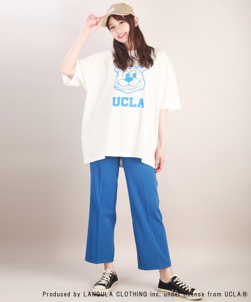 UCLA(ユーシーエルエー)の「UCLA ヘビーウエイト ビッグシルエットTシャツ(Tシャツ/カットソー・メンズ・ホワイト/ブラック/ブルー/スミクロ/ダークグリーン・M/L/XL)」の17枚目の写真