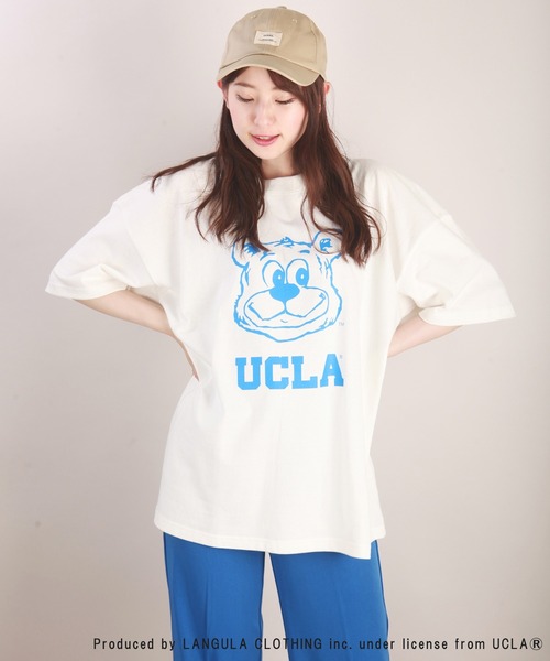 UCLA(ユーシーエルエー)の「UCLA ヘビーウエイト ビッグシルエットTシャツ(Tシャツ/カットソー・メンズ・ホワイト/ブラック/ブルー/スミクロ/ダークグリーン・M/L/XL)」の15枚目の写真