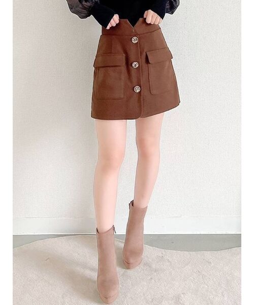 RESEXXY（リゼクシー）の「ハイウエストスカパン（その他パンツ・レディース・ブラック/ブラウン/その他1・FREE）」の3枚目の写真