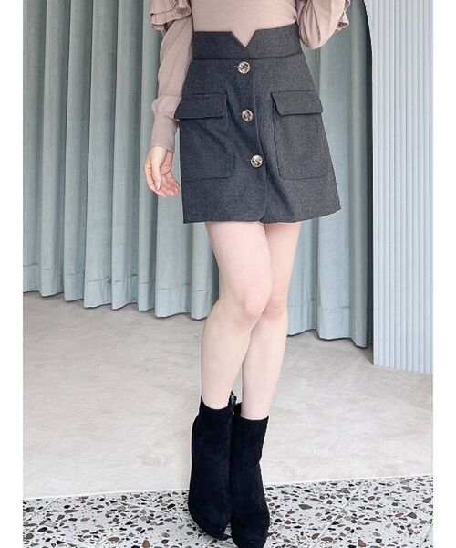 RESEXXY（リゼクシー）の「ハイウエストスカパン（その他パンツ・レディース・ブラック/ブラウン/その他1・FREE）」の2枚目の写真