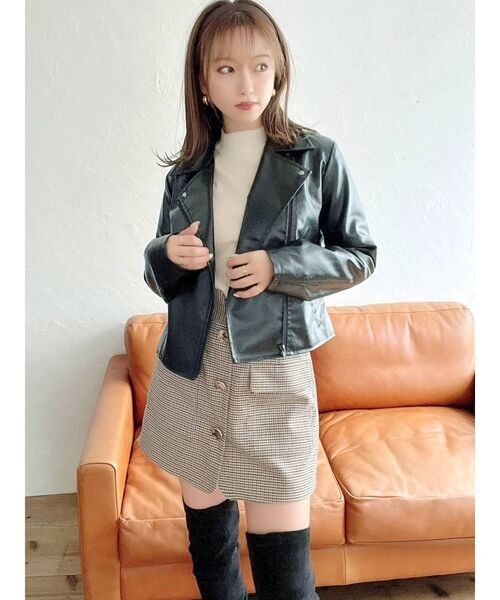 RESEXXY（リゼクシー）の「ハイウエストスカパン（その他パンツ・レディース・ブラック/ブラウン/その他1・FREE）」の4枚目の写真