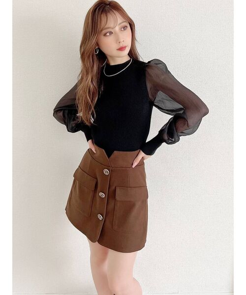 RESEXXY（リゼクシー）の「ハイウエストスカパン（その他パンツ・レディース・ブラック/ブラウン/その他1・FREE）」の9枚目の写真