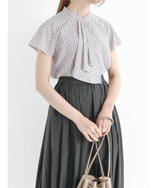 Te chichi（テチチ）の「ラッフルボウタイブラウス（シャツ/ブラウス・レディース・ブラック/オフホワイト/ピンク/ブルー・ﾌﾘ-）」の21枚目の写真