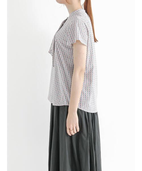 Te chichi（テチチ）の「ラッフルボウタイブラウス（シャツ/ブラウス・レディース・ブラック/オフホワイト/ピンク/ブルー・ﾌﾘ-）」の20枚目の写真