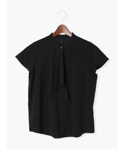 Te chichi（テチチ）の「ラッフルボウタイブラウス（シャツ/ブラウス・レディース・ブラック/オフホワイト/ピンク/ブルー・ﾌﾘ-）」の6枚目の写真