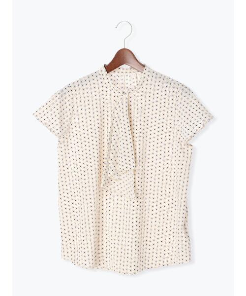 Te chichi（テチチ）の「ラッフルボウタイブラウス（シャツ/ブラウス・レディース・ブラック/オフホワイト/ピンク/ブルー・ﾌﾘ-）」の5枚目の写真