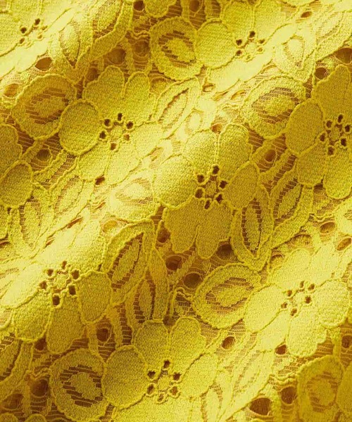 シロップ.(シロップ.)の「可憐なフラワーレーストップス(その他トップス・レディース・ブラック/イエロー・MEDIUM/LARGE/X-LARGE/SMALL)」の11枚目の写真