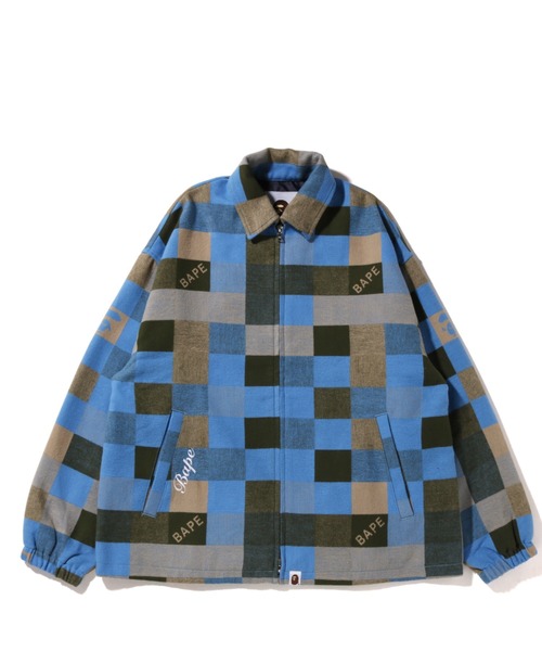 充実の品 A BATHING APE（アベイシングエイプ）の「BAPE PATCHED BLOCK ジャケット・アウター