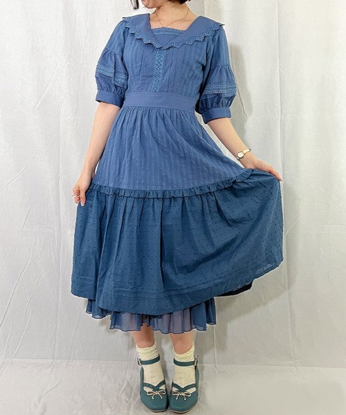 コットンドーリーｏｐ ワンピース Axes Femme Poetique アクシーズファムポエティック のファッション通販 Zozotown