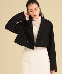 Ray BEAMS | Ray BEAMS / 2ボタン ダブル クロップド ジャケット(その他アウター)