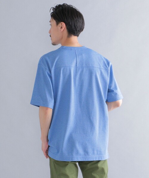 SHIPS（シップス）の「SHIPS: コットン リネン ミックス Tシャツ（Tシャツ/カットソー・メンズ・ライトブルー/ネイビー/グレー/クリーム・SMALL/MEDIUM/LARGE/X-LARGE）」の7枚目の写真