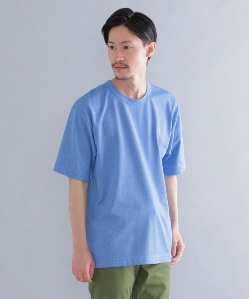 SHIPS（シップス）の「SHIPS: コットン リネン ミックス Tシャツ（Tシャツ/カットソー・メンズ・ライトブルー/ネイビー/グレー/クリーム・SMALL/MEDIUM/LARGE/X-LARGE）」の8枚目の写真