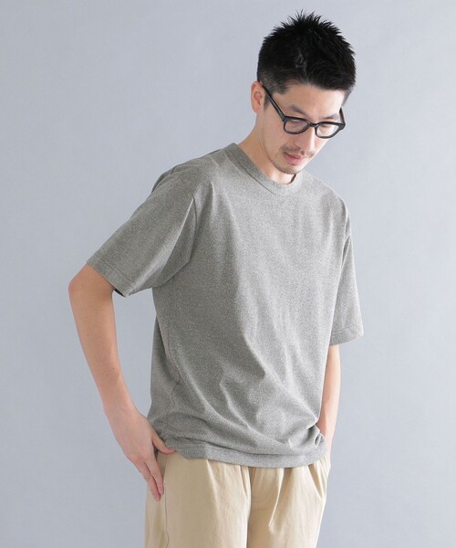 SHIPS（シップス）の「SHIPS: コットン リネン ミックス Tシャツ（Tシャツ/カットソー・メンズ・ライトブルー/ネイビー/グレー/クリーム・SMALL/MEDIUM/LARGE/X-LARGE）」の10枚目の写真