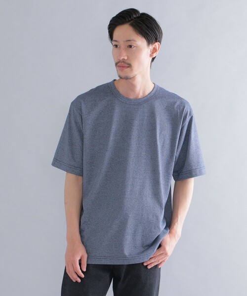 SHIPS（シップス）の「SHIPS: コットン リネン ミックス Tシャツ（Tシャツ/カットソー・メンズ・ライトブルー/ネイビー/グレー/クリーム・SMALL/MEDIUM/LARGE/X-LARGE）」の14枚目の写真