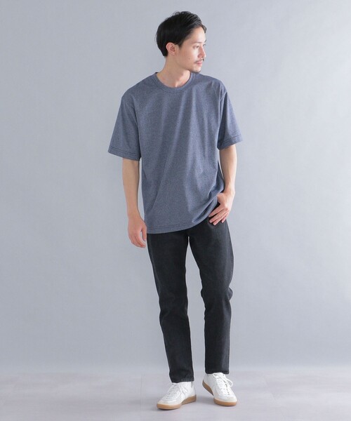 SHIPS（シップス）の「SHIPS: コットン リネン ミックス Tシャツ（Tシャツ/カットソー・メンズ・ライトブルー/ネイビー/グレー/クリーム・SMALL/MEDIUM/LARGE/X-LARGE）」の15枚目の写真