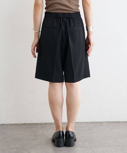 Omekashi（オメカシ）の「センタープレスハーフパンツ（その他パンツ・レディース・ブラック/ベージュ・FREE）」の6枚目の写真