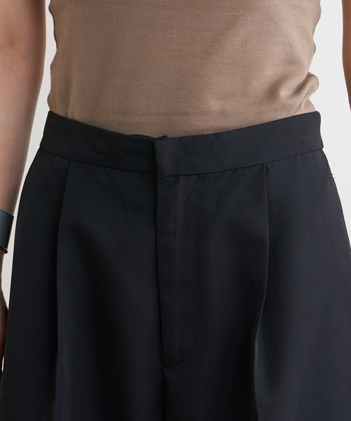 Omekashi（オメカシ）の「センタープレスハーフパンツ（その他パンツ・レディース・ブラック/ベージュ・FREE）」の7枚目の写真