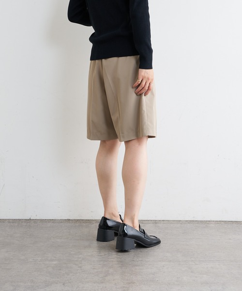 Omekashi（オメカシ）の「センタープレスハーフパンツ（その他パンツ・レディース・ブラック/ベージュ・FREE）」の16枚目の写真