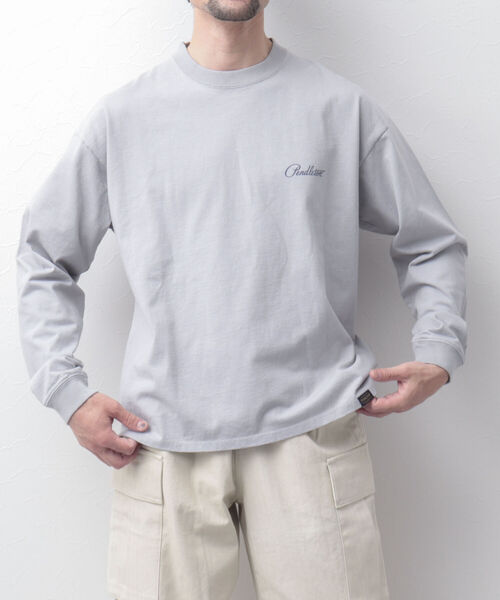 PENDLETON（ペンドルトン）の「【PENDLETON/ペンドルトン】バックプリント ロンT 長袖Tシャツ ビッグシルエット（Tシャツ/カットソー・メンズ・オフホワイト/ライトグレー/ベージュ/ネイビー/ブラック/グレー・M/L）」の16枚目の写真