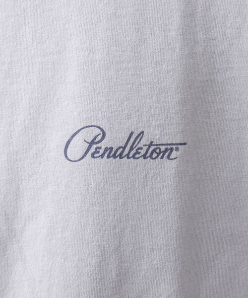PENDLETON（ペンドルトン）の「【PENDLETON/ペンドルトン】バックプリント ロンT 長袖Tシャツ ビッグシルエット（Tシャツ/カットソー・メンズ・オフホワイト/ライトグレー/ベージュ/ネイビー/ブラック/グレー・M/L）」の18枚目の写真