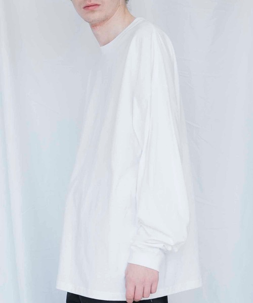 EMMA NOVEMBER (エマノーヴェンバー)の「ウルトラコットン ロングスリーブTシャツ(Tシャツ/カットソー・メンズ・ホワイト/ブラック/ダークブラウン/ネイビー/グレー・2/1/3)」の8枚目の写真