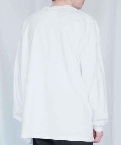 EMMA NOVEMBER (エマノーヴェンバー)の「ウルトラコットン ロングスリーブTシャツ(Tシャツ/カットソー・メンズ・ホワイト/ブラック/ダークブラウン/ネイビー/グレー・2/1/3)」の9枚目の写真