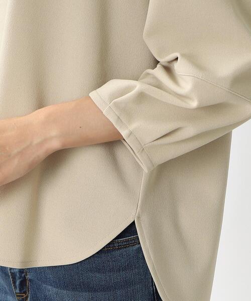 DRESKIP（ドレスキップ）の「◆【2点セット】袖口タック七分袖トップス（Tシャツ/カットソー・レディース・ブラック/パープル系/サンドベージュ/グリーン・02/03/04）」の9枚目の写真