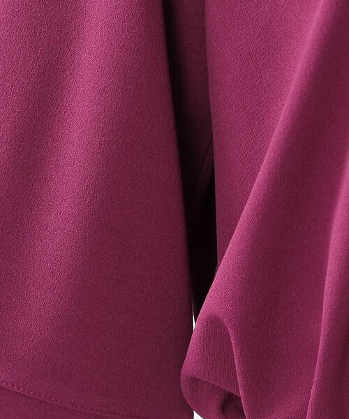 DRESKIP（ドレスキップ）の「◆【2点セット】袖口タック七分袖トップス（Tシャツ/カットソー・レディース・ブラック/パープル系/サンドベージュ/グリーン・02/03/04）」の14枚目の写真