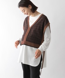 LEPSIM | マタニティ/ジャガードベストセットチュニック 295535(マタニティウェア/グッズ)