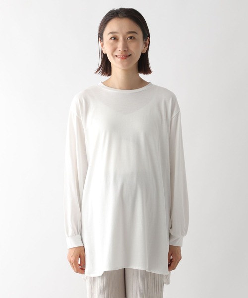 LEPSIM（レプシィム）の「マタニティ／ジャガードベストセットチュニック　295535（マタニティウェア/グッズ・レディース・ブラック/ブラウン・FREE）」の4枚目の写真