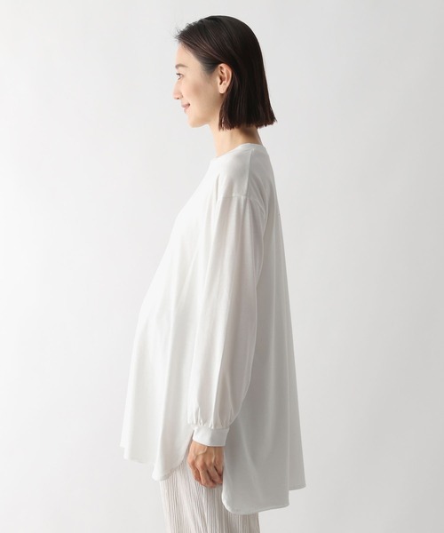 LEPSIM（レプシィム）の「マタニティ／ジャガードベストセットチュニック　295535（マタニティウェア/グッズ・レディース・ブラック/ブラウン・FREE）」の10枚目の写真