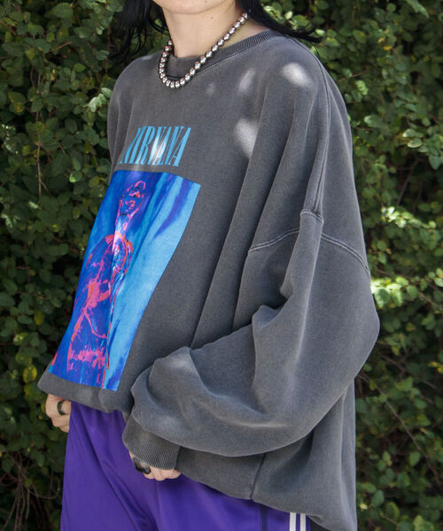 GOOD ROCK SPEED(グッドロックスピード)の「【GOOD ROCK SPEED/グッドロックスピード】別注オーバーサイズスウェット USED加工(スウェット・メンズ・ブラック/ネイビー/ピンク・M/L)」の14枚目の写真