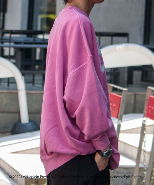 GOOD ROCK SPEED(グッドロックスピード)の「【GOOD ROCK SPEED/グッドロックスピード】別注オーバーサイズスウェット USED加工(スウェット・メンズ・ブラック/ネイビー/ピンク・M/L)」の21枚目の写真