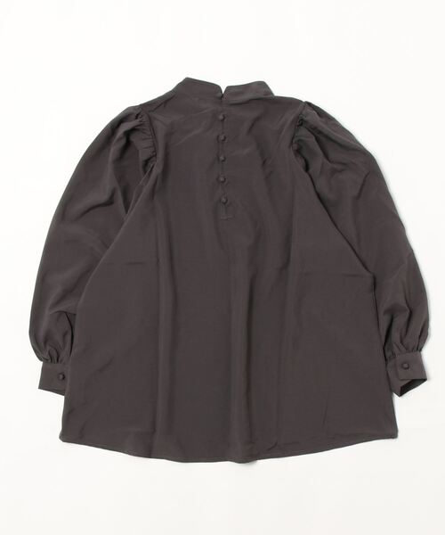 Te chichi(テチチ)の「袖ボリュームスタンドネックブラウス(シャツ/ブラウス・レディース・ベージュ/グリーン/チャコール・フリ-)」の7枚目の写真