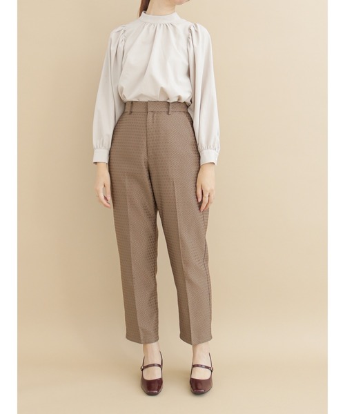 Te chichi(テチチ)の「袖ボリュームスタンドネックブラウス(シャツ/ブラウス・レディース・ベージュ/グリーン/チャコール・フリ-)」の11枚目の写真