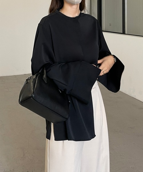 Louere（ルエレ）の「バンドカラー比翼シャツ（シャツ/ブラウス）」 - WEAR