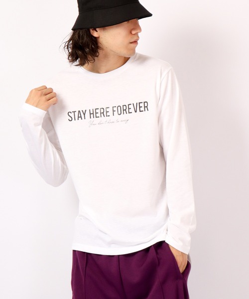 FUNALIVE(ファンアライブ)の「BF2 select アーチロゴ アメカジプリントロングスリーブTシャツ(Tシャツ/カットソー・メンズ・カーキ/ブラック/グレー/ブラック系その他/ホワイト/グリーン/ネイビー/ブルー/ホワイト系その他/ピンク・L/M/LL)」の13枚目の写真