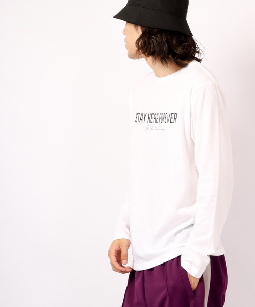 FUNALIVE(ファンアライブ)の「BF2 select アーチロゴ アメカジプリントロングスリーブTシャツ(Tシャツ/カットソー・メンズ・カーキ/ブラック/グレー/ブラック系その他/ホワイト/グリーン/ネイビー/ブルー/ホワイト系その他/ピンク・L/M/LL)」の14枚目の写真