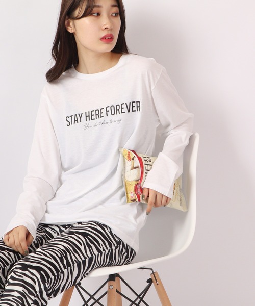 FUNALIVE(ファンアライブ)の「BF2 select アーチロゴ アメカジプリントロングスリーブTシャツ(Tシャツ/カットソー・メンズ・カーキ/ブラック/グレー/ブラック系その他/ホワイト/グリーン/ネイビー/ブルー/ホワイト系その他/ピンク・L/M/LL)」の17枚目の写真