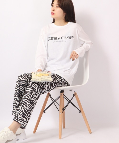 FUNALIVE(ファンアライブ)の「BF2 select アーチロゴ アメカジプリントロングスリーブTシャツ(Tシャツ/カットソー・メンズ・カーキ/ブラック/グレー/ブラック系その他/ホワイト/グリーン/ネイビー/ブルー/ホワイト系その他/ピンク・L/M/LL)」の20枚目の写真