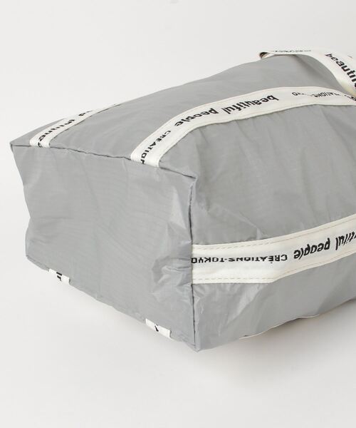 beautiful people(ビューティフルピープル)の「beautiful people sail cloth logo tape shoulder bag 7235611923(ショルダーバッグ・レディース・グレー/イエロー・FREE)」の8枚目の写真