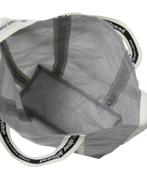 beautiful people(ビューティフルピープル)の「beautiful people sail cloth logo tape shoulder bag 7235611923(ショルダーバッグ・レディース・グレー/イエロー・FREE)」の6枚目の写真