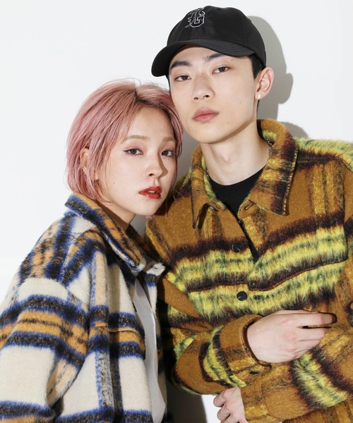 LEGENDA(レジェンダ)の「レジェンダ シャギーチェックシャツ / LEGENDA Shaggy Check Shirt(シャツ/ブラウス・メンズ・ベージュ/パープル/イエロー・FREE)」の13枚目の写真