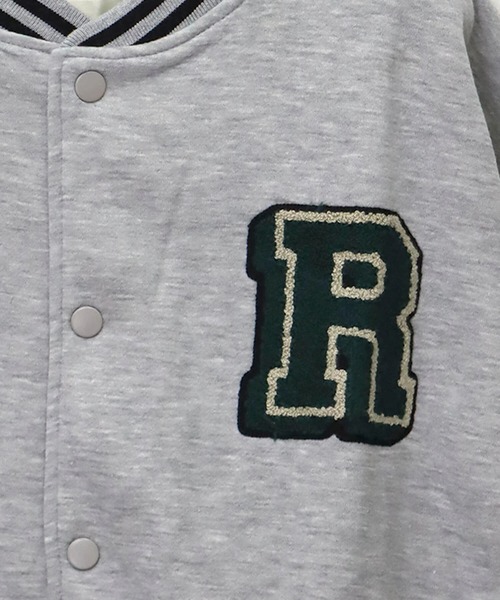 CORISCO(コリスコ)の「裏起毛サガラ刺繍スタジャン(M1)(スタジャン・メンズ・ブラック/グレー/ダークグリーン/オートミール/ネイビー・MEDIUM/LARGE/X-LARGE)」の14枚目の写真